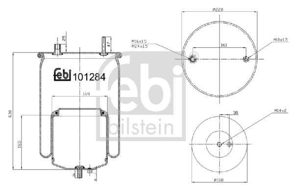 Bellow, air suspension